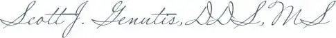 Scott J Genutis DDS MS signature